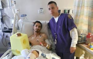 Jesus Sanchez visits Fernando Deanda