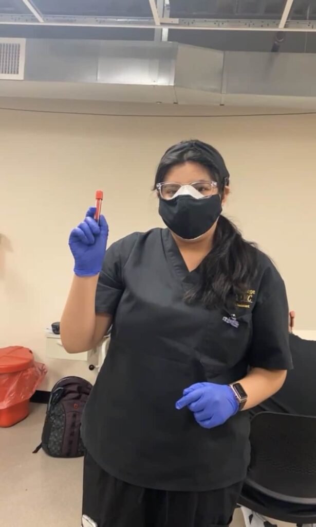 Clinical Medical Assisting student Arely Casillas