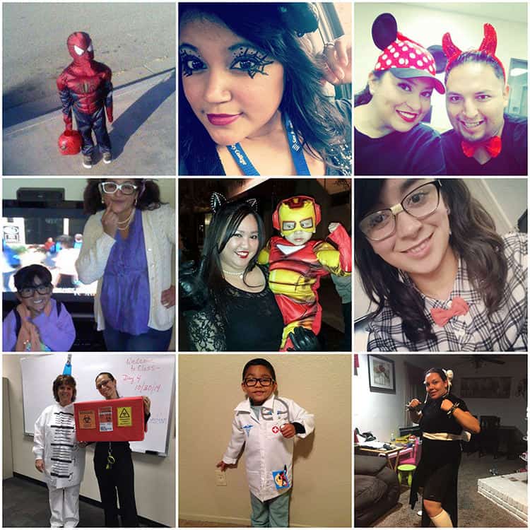 Halloween College SJVC Students