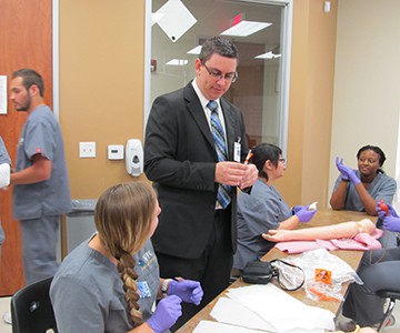 Temecula Respiratory Therapy program director Tanner Bliss
