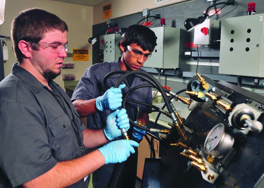 Maintenance Technician students