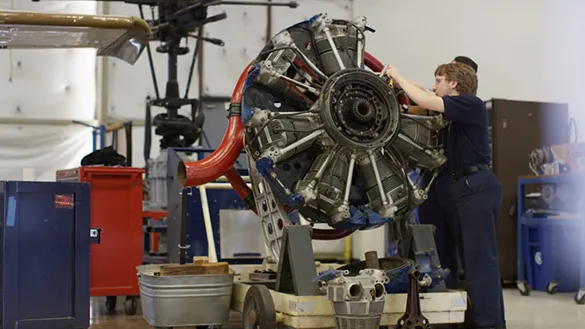 SJVC Aviation Maintenance Student